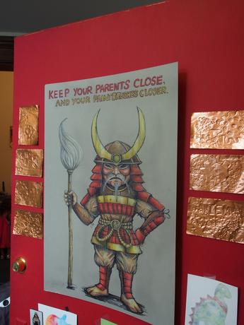 Keep your parents close and your paintbrushes closer