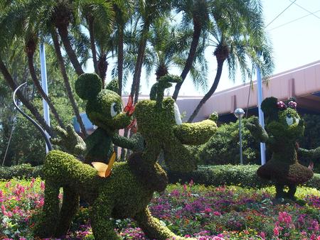 Micky, Minnie, and Pluto