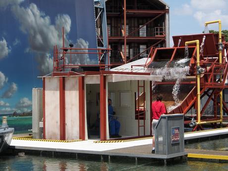 Extras about to get wet