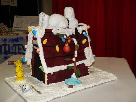 Snoopy gingerbread house #7