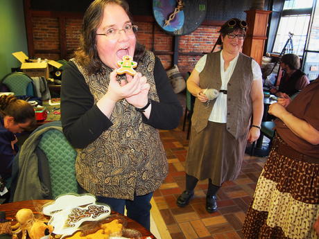 After the cookies are decorated