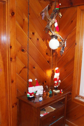 Christmas dragon with windup toys