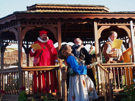 Bible stories with the Pope & Cardinal