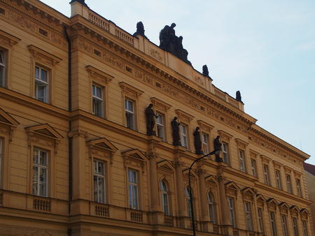 Building with statues