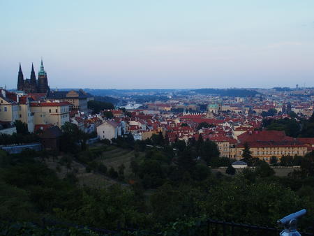 Prague at dusk