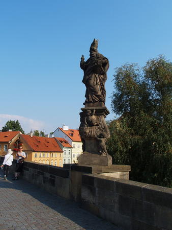 Charles bridge statue
