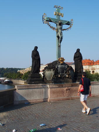 Charles bridge statues