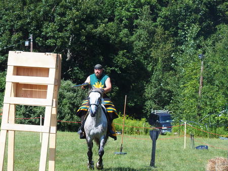 The Silver Knights jousting company