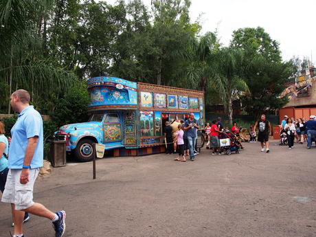 Decorated bus
