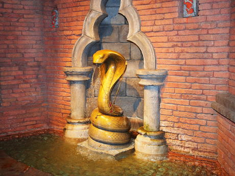 Snake statue
