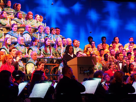Candlelight processional with Whoopi Goldberg