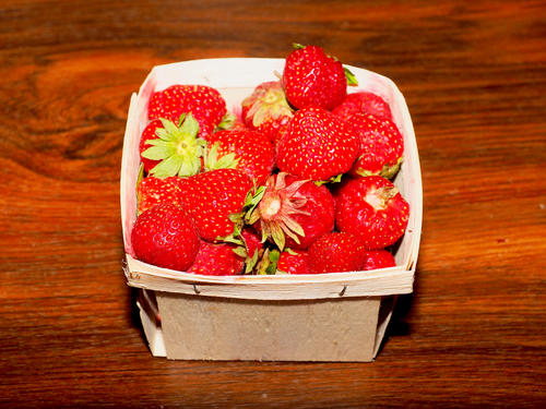 It's local strawberry season