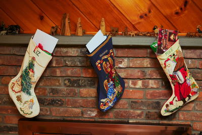 And the stockings were hung by chimney with care