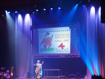 Chickens should have 4 thighs and no breast meat