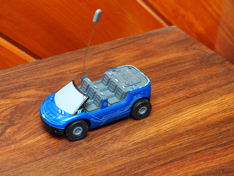 Disney Test Track car modded for Splendid Teapot Racing