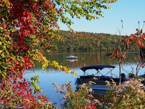 Boat in fall