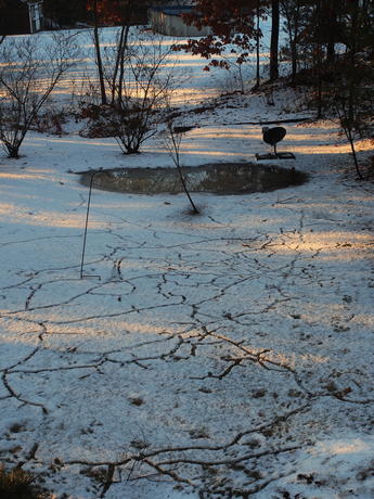 Winter snow patterns