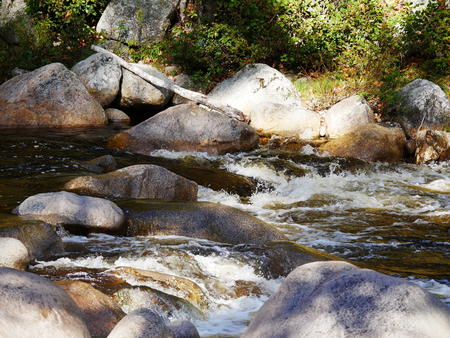 Flowing water at Lower Falls, Kancamagus highway #2