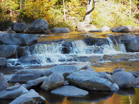 Flowing water at Lower Falls, Kancamagus highway #4