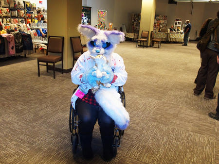 Furry critter and friend