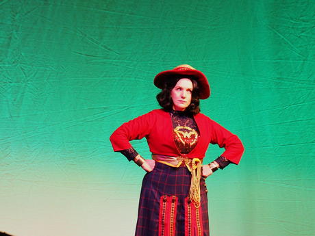 Superheros rally for woman's right to vote