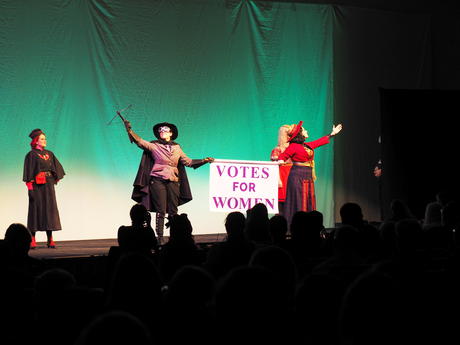 Superheros rally for woman's right to vote #4