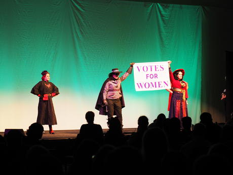 Superheros rally for woman's right to vote #5