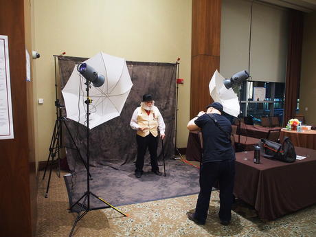 Capturing the professor's image