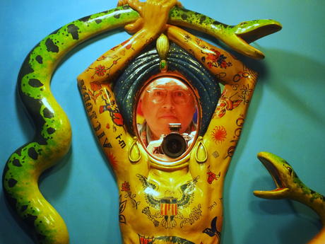 Me in a circus mirror