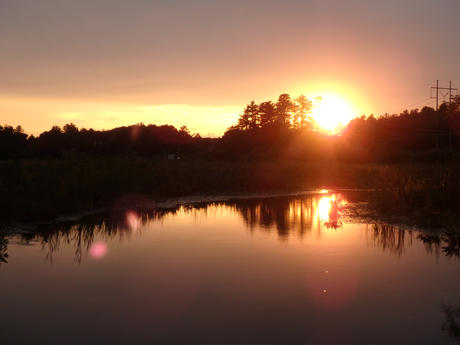 Sunset over Spectacle Pond #2