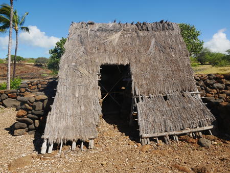 Reconstructed Hawaiian house #3