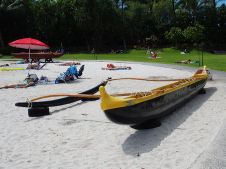 Outrigger canoe