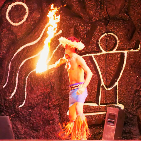 Fire dancer