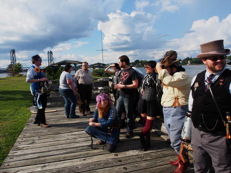 Lining up for the group photo #2