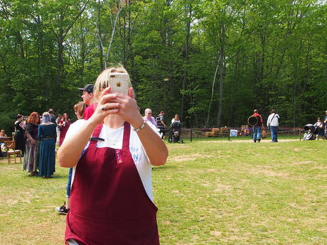 Getting my picture taken