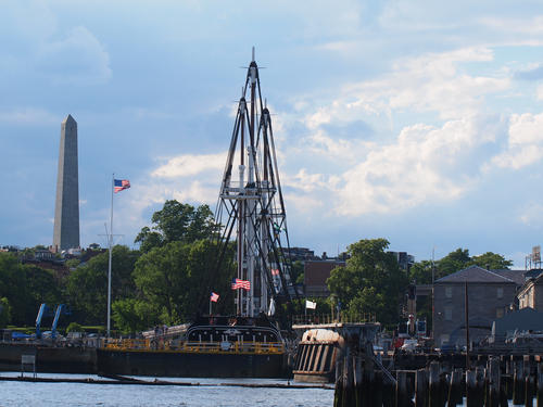 U. S. S. Constitution in drydock