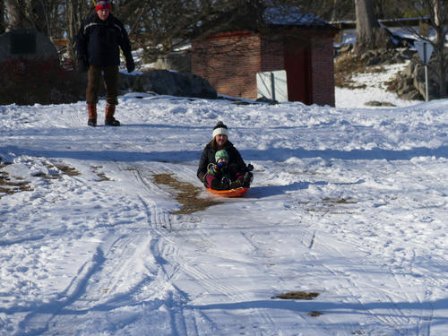 Sledding in Harvard, Massachusetts #3