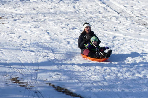 Sledding in Harvard, Massachusetts #5