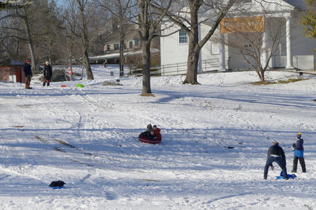 Sledding in Harvard, Massachusetts #9