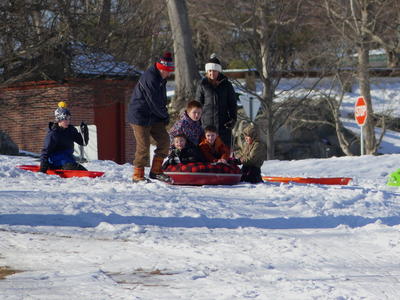 Sledding in Harvard, Massachusetts #10