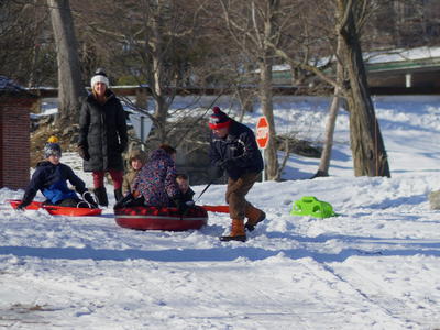 Sledding in Harvard, Massachusetts #11