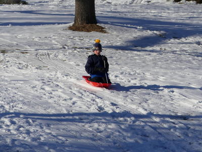 Sledding in Harvard, Massachusetts #13