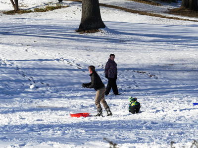 Preparing to launch a snowball