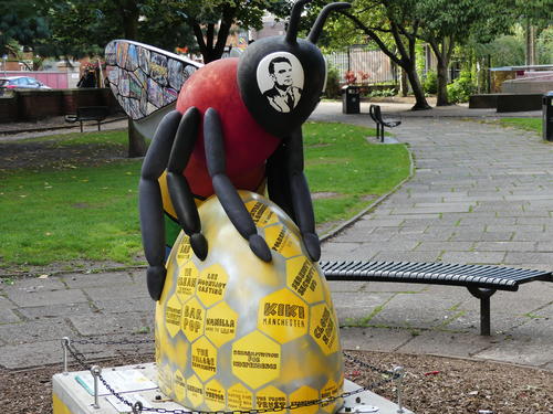 Manchester bee statue near the Turing memorial #3