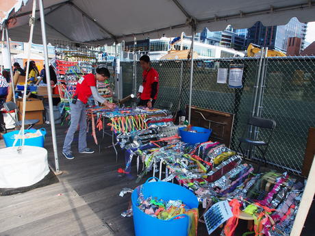 Weaving unusual objects together