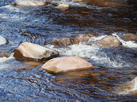 Flowing water