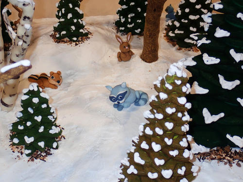 Gingerbread woodland scene #2