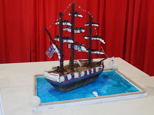 Gingerbread U.S.S. Constitution