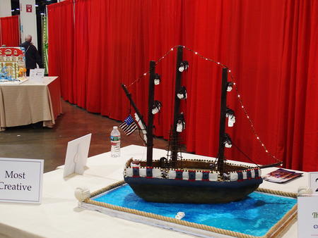 Gingerbread U.S.S. Constitution #2