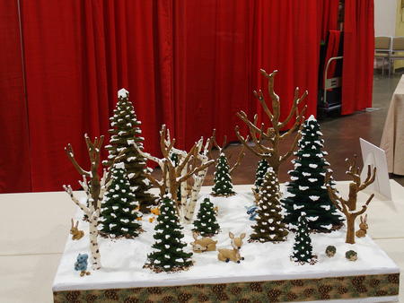 Gingerbread woodland scene #3